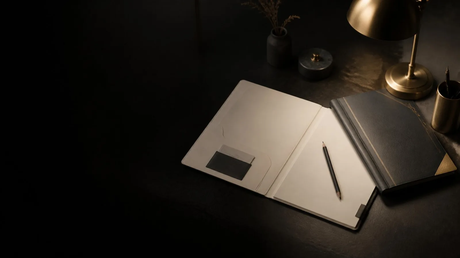 A business intake folder beside a structured Sherify Review folder